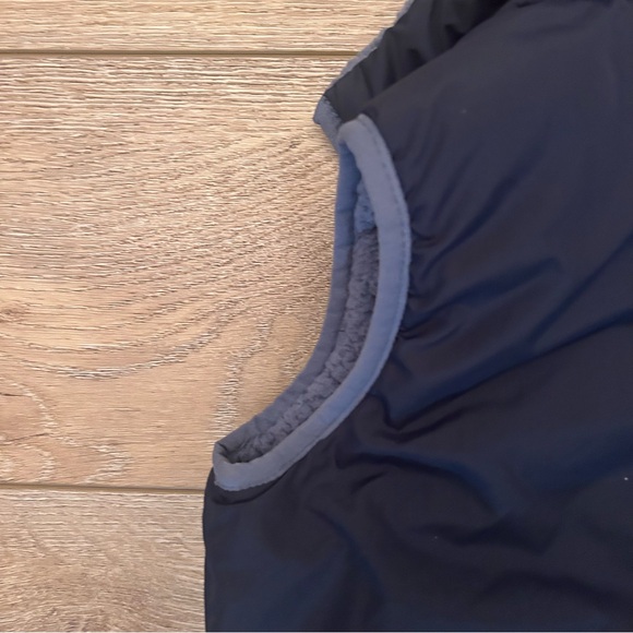 Janie and Jack Navy Blue Puffer Fleece Vest Baby Boy 18-24 Months Warm Outdoors - Picture 5 of 6